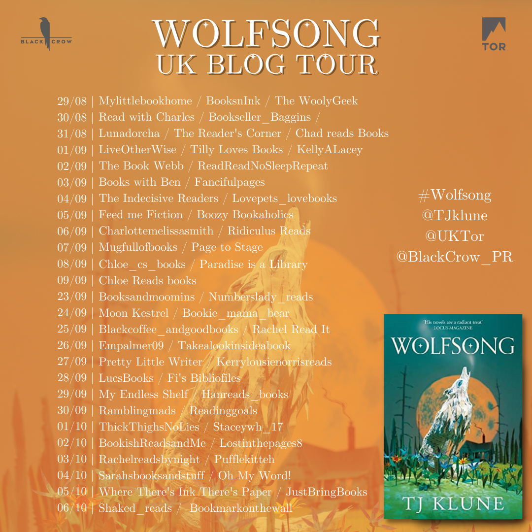 Book Review & Blog Tour: Wolfsong by TJ Klune