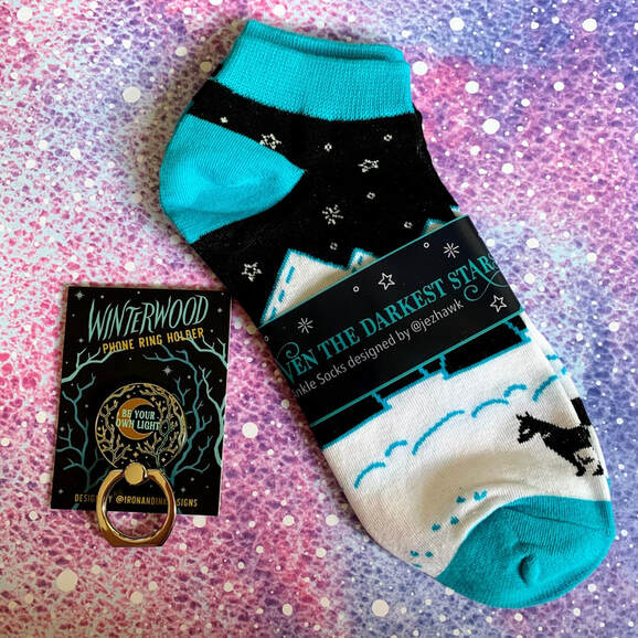 FairyLoot March 'Frozen Fables' Socks and Phone Holder