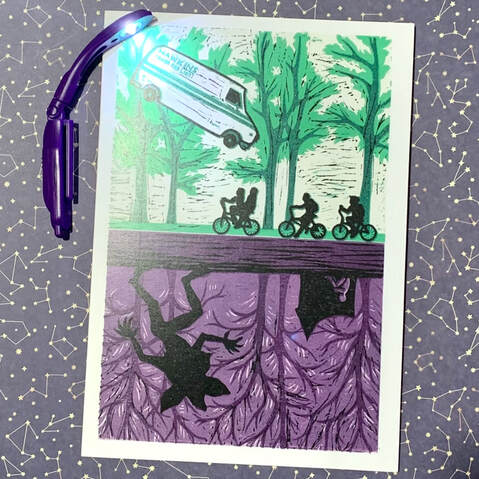 Stranger Things notebook from March Book Box Club